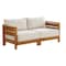 Alaterre Furniture Barton Weather-Resistant 2-Person Outdoor Loveseat with Stain-Resistant and Fade-Proof Cushions 80-OUTD-WD-2SOFA - alternate 3